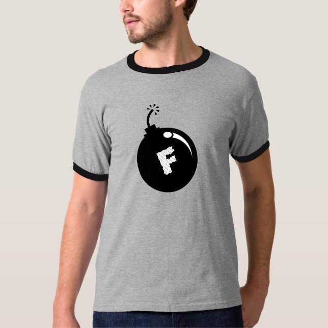 T-shirt La bombe de F (Devant)