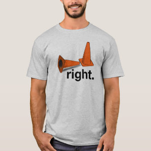T-shirt La bonne manière et la manière fausse à la chem