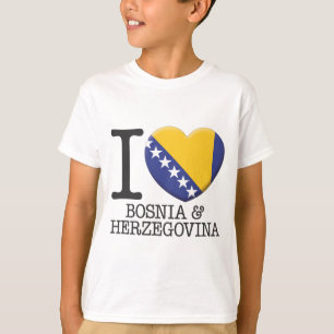T-shirt La Bosnie et la Herzégovine