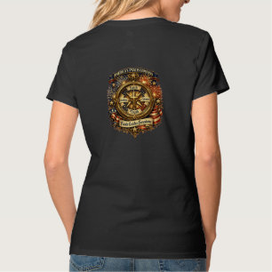 T-shirt La boussole des Psaumes d'Amérique Foi Guides Libe