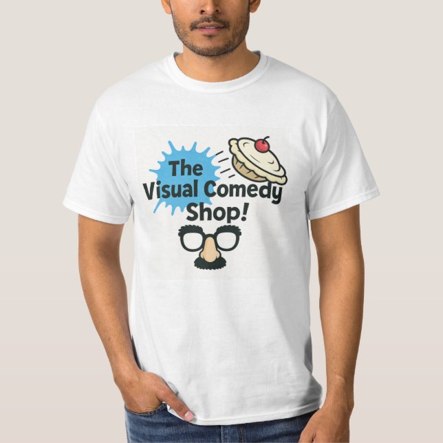 T-shirt La boutique de comédie visuelle ! T (Devant)