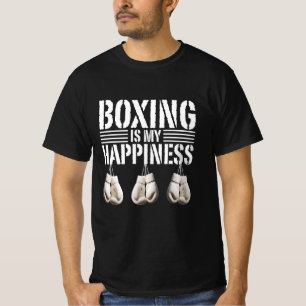 T-shirt la boxe est mon bonheur