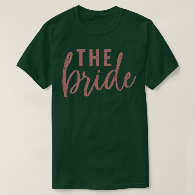 T-shirt La Bride Rose mignonne Bridesmaid Bachelorette (Design devant)