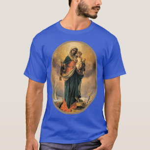 T-shirt La Brown scapulaire Notre Dame du Mont Carmel
