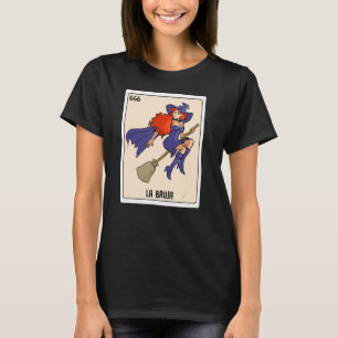 T-shirt La Bruja La Sorcière Mexicaine Loterie Bingo Card