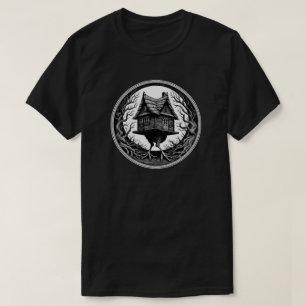 T-shirt La Cabane de Baba Yaga Conte de Fées Surnaturel