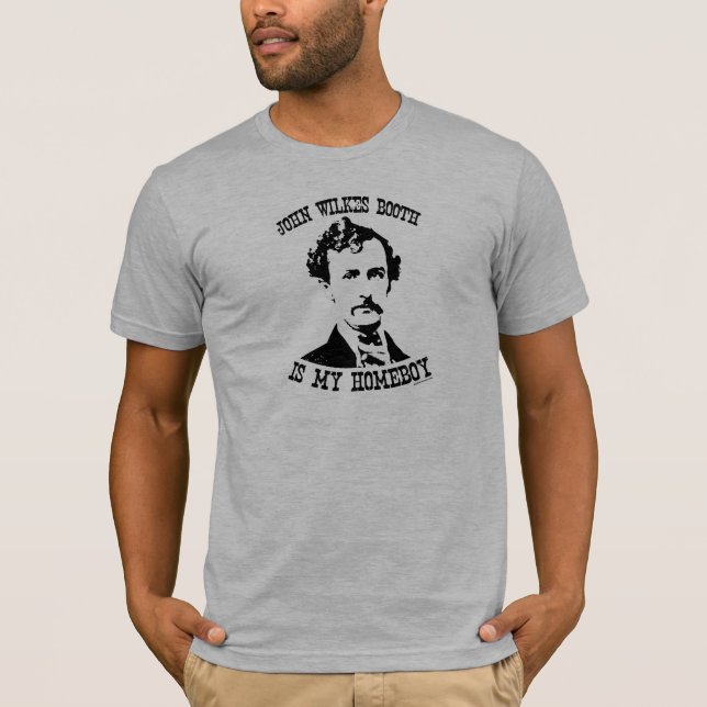 T-shirt la cabine de wilkes de John est mon homeboy (Devant)