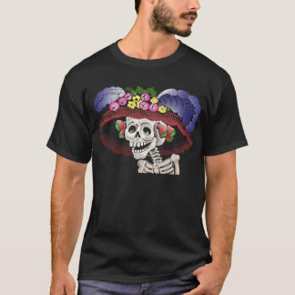 T-shirt La Calavera Catrina en couleurs