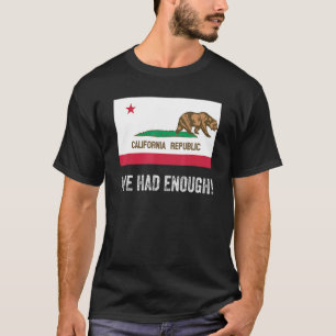 T-shirt La Californie, En Quittant À Gauche, Avait Assez D