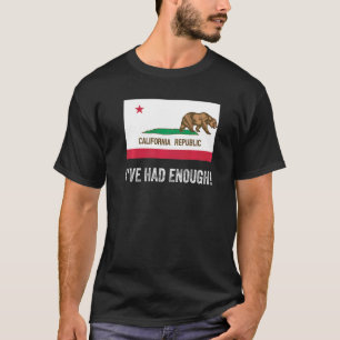 T-shirt La Californie, En Quittant À Gauche, Avait Assez D