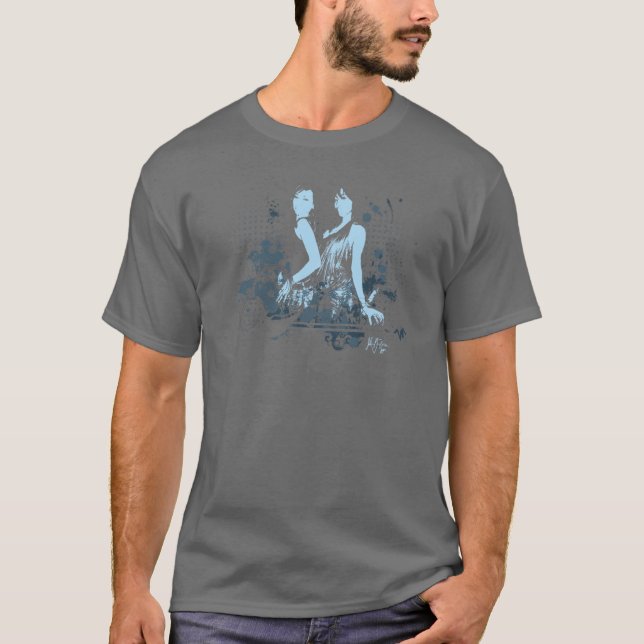 T-shirt La cannelure "joie" par Julian P Flores (Devant)