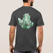 La carte de l'aquarelle de Sipsey Wilderness Tee