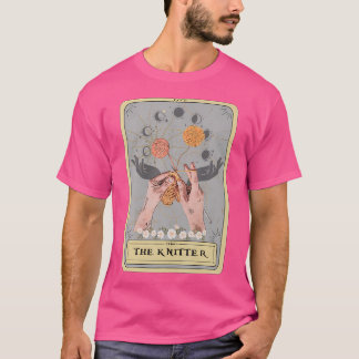 T-shirt La carte de tarot de la tricoteuse artisanat de la