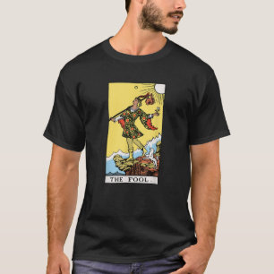 T-shirt La carte de tarot du Fou Rider Waite