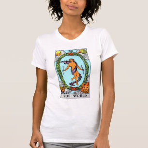 T-shirt La carte de tarot du monde