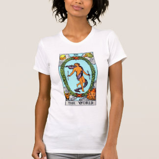 T-shirt La carte de tarot du monde