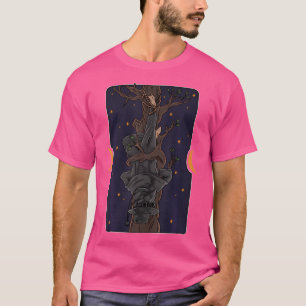 T-shirt La carte de tarot homme pendu Goth Plague Doctor