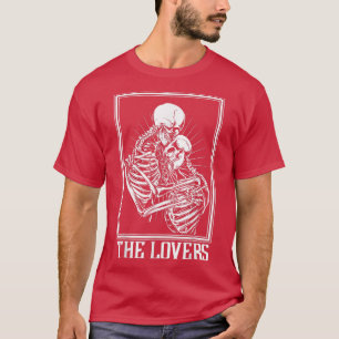 T-shirt La carte de tarot squelette des amants gothique so