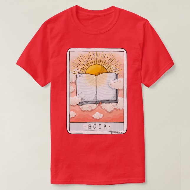T-shirt La carte du livre (Design devant)