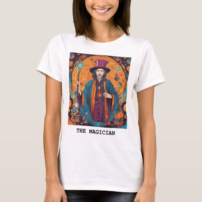 T-SHIRT LA CARTE MAGICIENNE - TAROT (Devant)