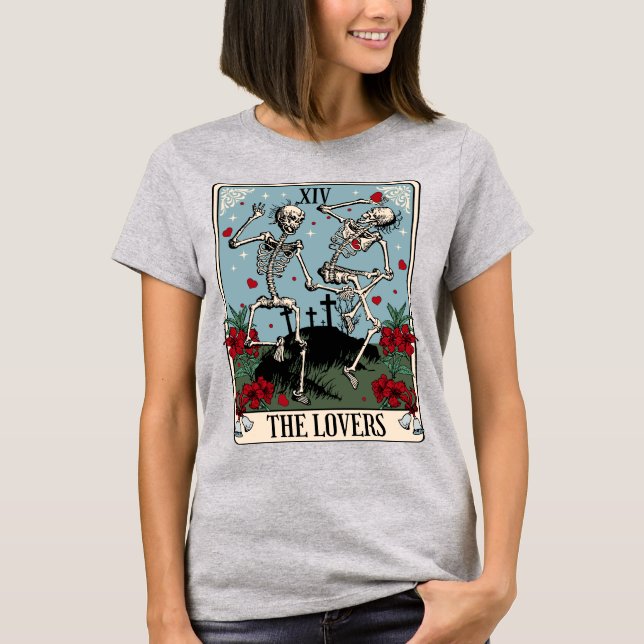 T-shirt La carte Tarot Lovers (Devant)