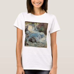 T-shirt La cascade par Twachtman, l'impressionnisme Vintag