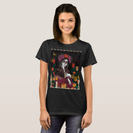 T-shirt La Catrina - Jour de la florale morte