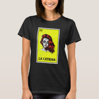T-shirt La Catrina Loterie Parodie Mexicaine
