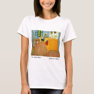 T-shirt La chambre à coucher de Van Gogh (chats d'artistes