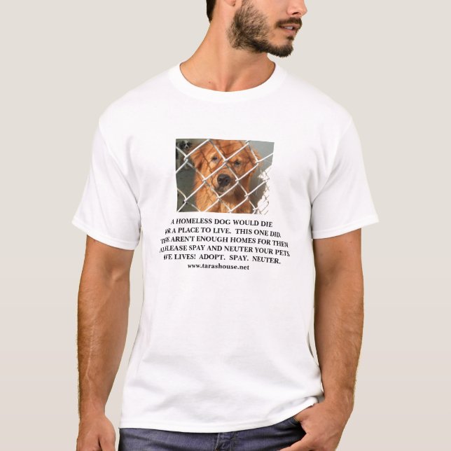 T-shirt La Chambre de Tara adoptent (Devant)