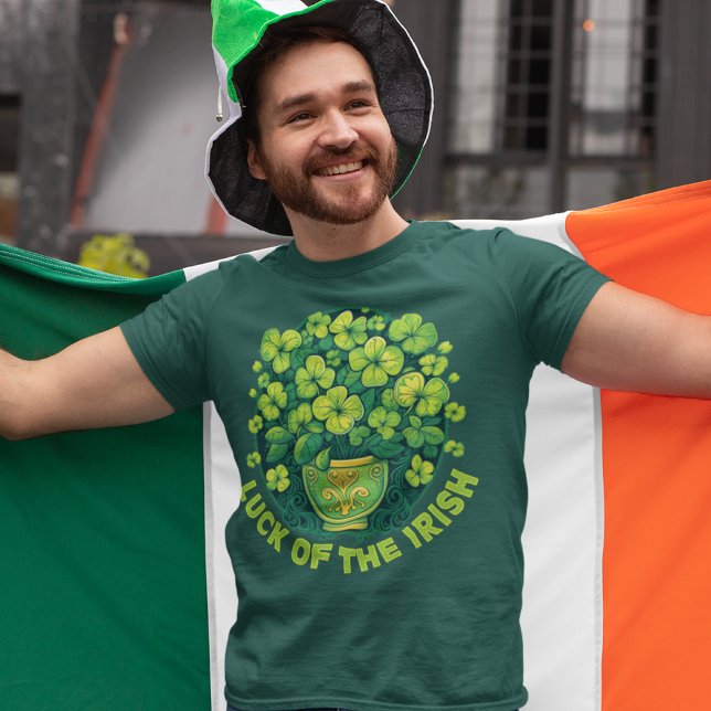 T-shirt La chance de la Saint Patrick irlandaise (Créateur téléchargé)