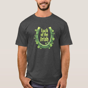 T-shirt La chance de l'Irish Horseshoe Design