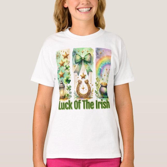 T-shirt La Chance Des Irlandais (Devant)