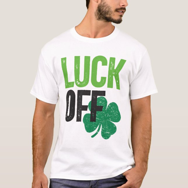 T-shirt La chance du Jour de la Saint Patrick du trèfle (Devant)