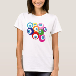 T-SHIRT LA CHANCE OBSERVE L'ARC-EN-CIEL DE YEUX MAUVAIS DE