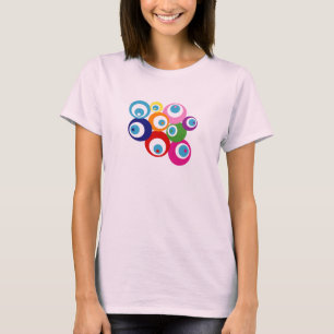 T-SHIRT LA CHANCE OBSERVE L'ARC-EN-CIEL DE YEUX MAUVAIS DE