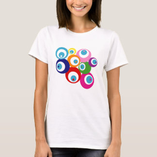 T-SHIRT LA CHANCE OBSERVE L'ARC-EN-CIEL DE YEUX MAUVAIS DE