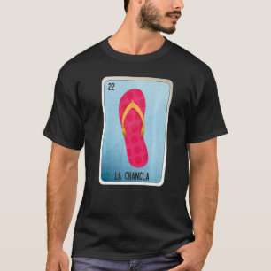 T-shirt La Chancla Mexicaine Slang Loterie Bingo Cartes 1