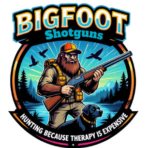 T-shirt La chasse au Bigfoot avec des fusils de chasse est