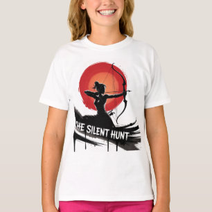 T-shirt La Chasse Silencieuse – Silhouette d'Archer