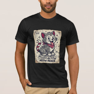 T-shirt La Chatte Rebelle Série Vintage Ink