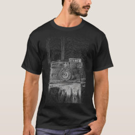 T-shirt La chemise abstraite des hommes d'impression