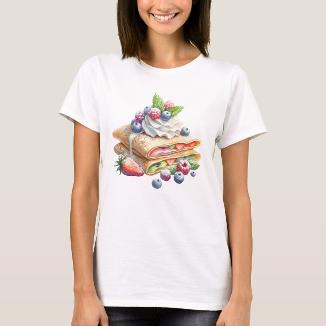T-shirt La Chemise Brunch - Sucrée, élégante et parfaite p (Devant)
