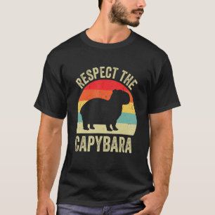 T-shirt La Chemise Capybaras Respecte Le Rodent Capybara C