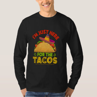 T-shirt La Chemise Cinco De Mayo Juste Ici Pour Les Tacos