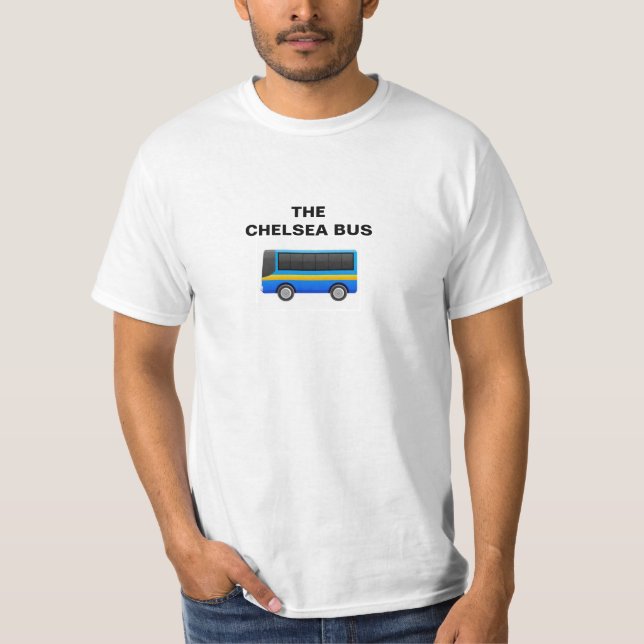 T-shirt La chemise d'autobus de Chelsea (Devant)