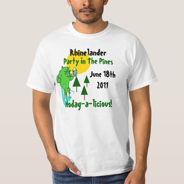 T-shirt La chemise de HODAG conçoit l'amusement vers le (Devant)