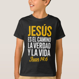 T-shirt La Chemise De Jésus En Espagnol Chrétien Espagnol