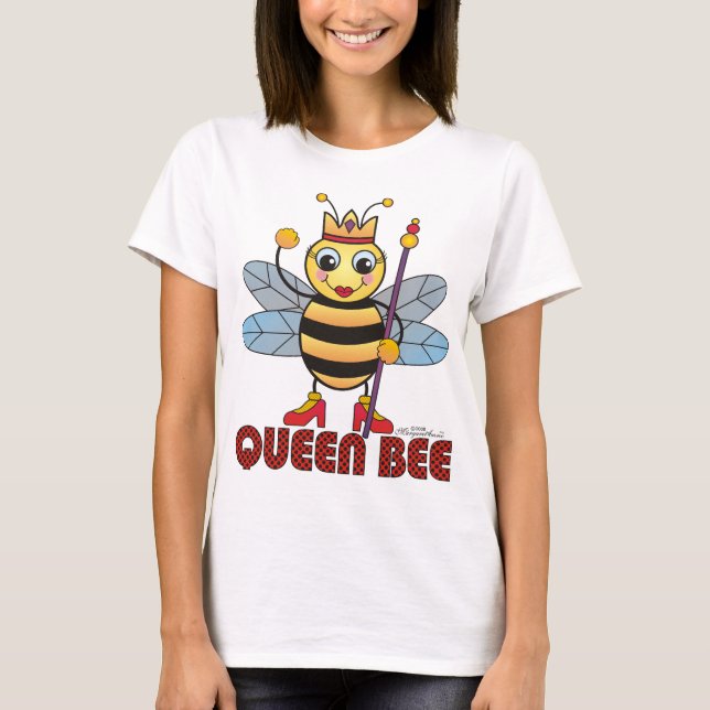 T-shirt La chemise de la femme de reine des abeilles (Devant)