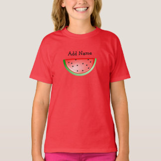 T-shirt La chemise de la fille nommée personnalisée de